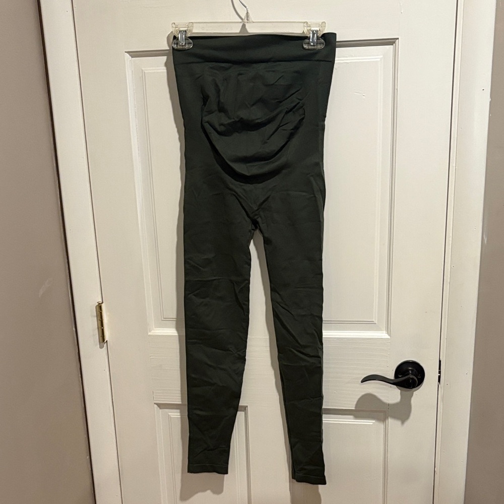 BLANQI Forest Green Maternity Leggings